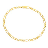 18 Karat Gold Figaro Armband